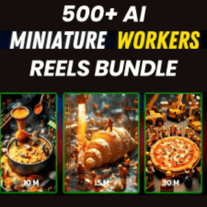 500+ Viral AI Miniature Reels Bundle 🔥 | Mini Worker 🚀