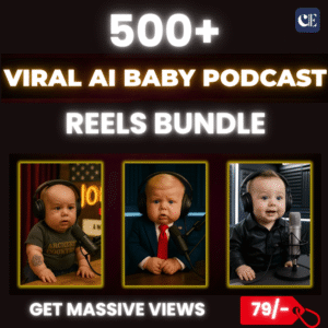 🔥 NEW LAUNCH: 500+ Ai Baby Podcast Reels Bundle 🚀🎉🔥
