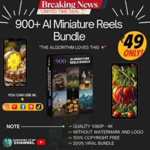 900+ Ai Miniature Reels Bundle Without Watermark 100%