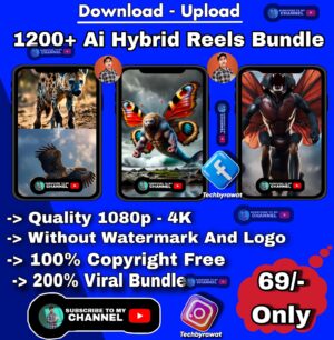 1200+ VIRAL AI HYBRID REELS BUNDLE 2025