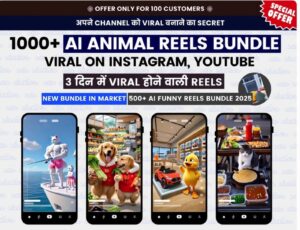 1000+ Ai Animal Viral Reels Bundle
